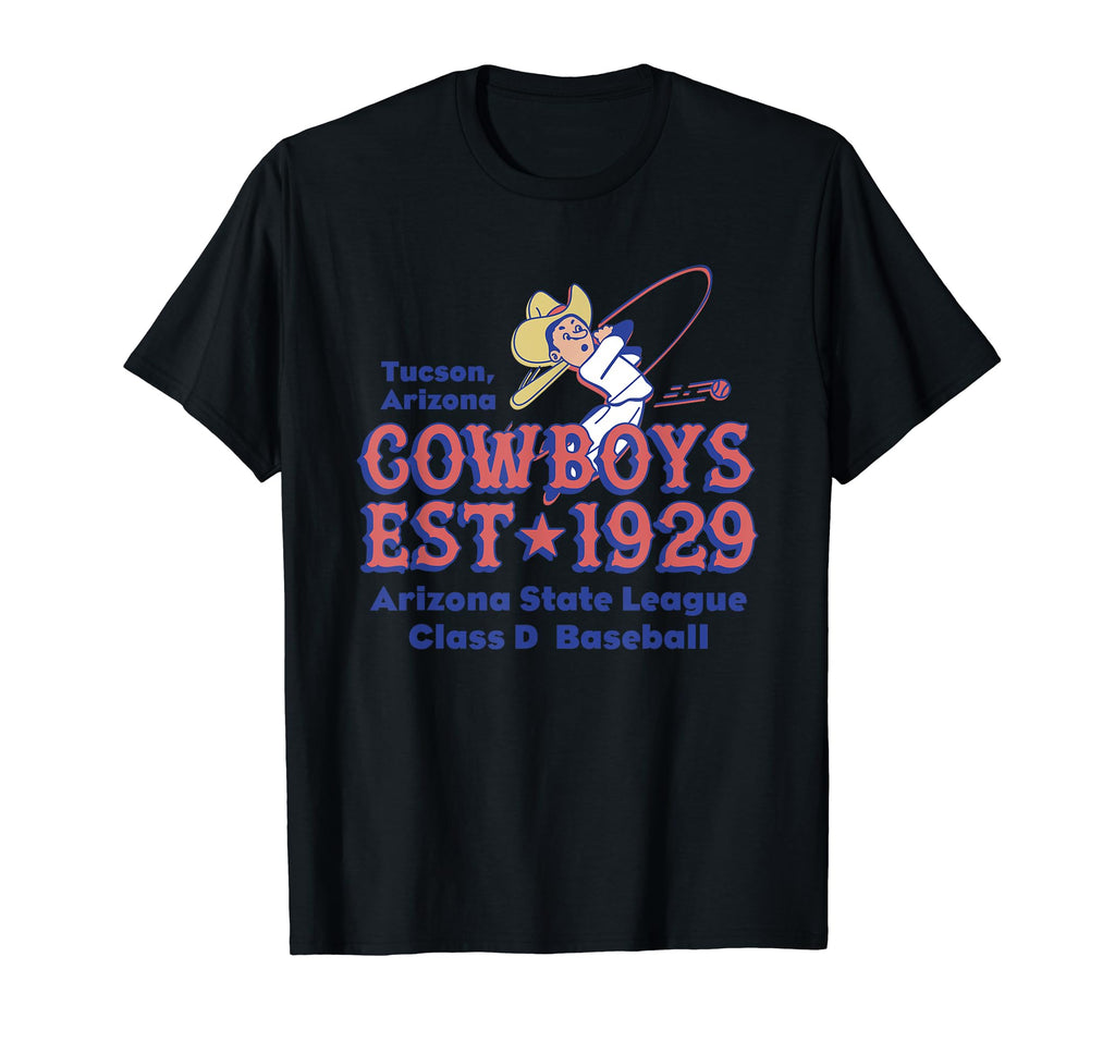 Tucson Cowboys Arizona Defunct Baseball T-Shirt - Unique Graphic Unisex - T-Shirt, Sweatshirt, Hoodie