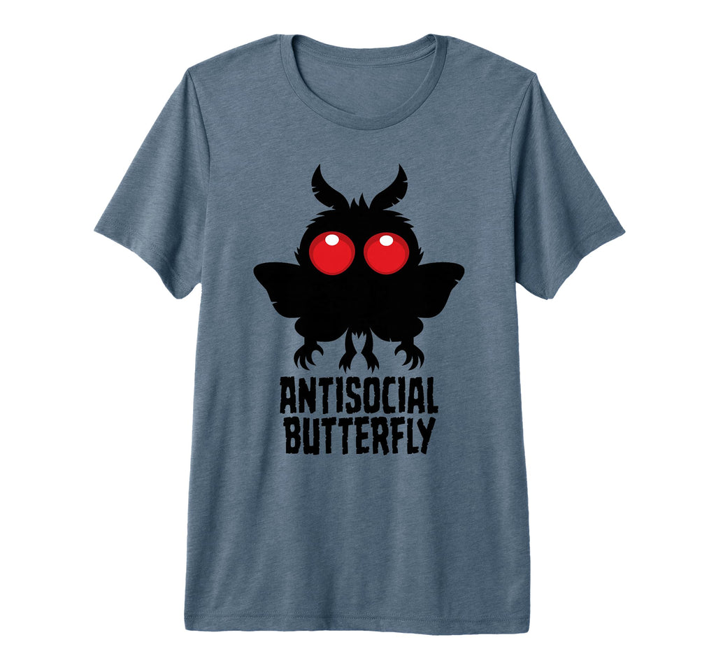 Antisocial Butterfly Mothman T-Shirt - Aesthetic Graphic for Adults - T-Shirt, Sweatshirt, Hoodie