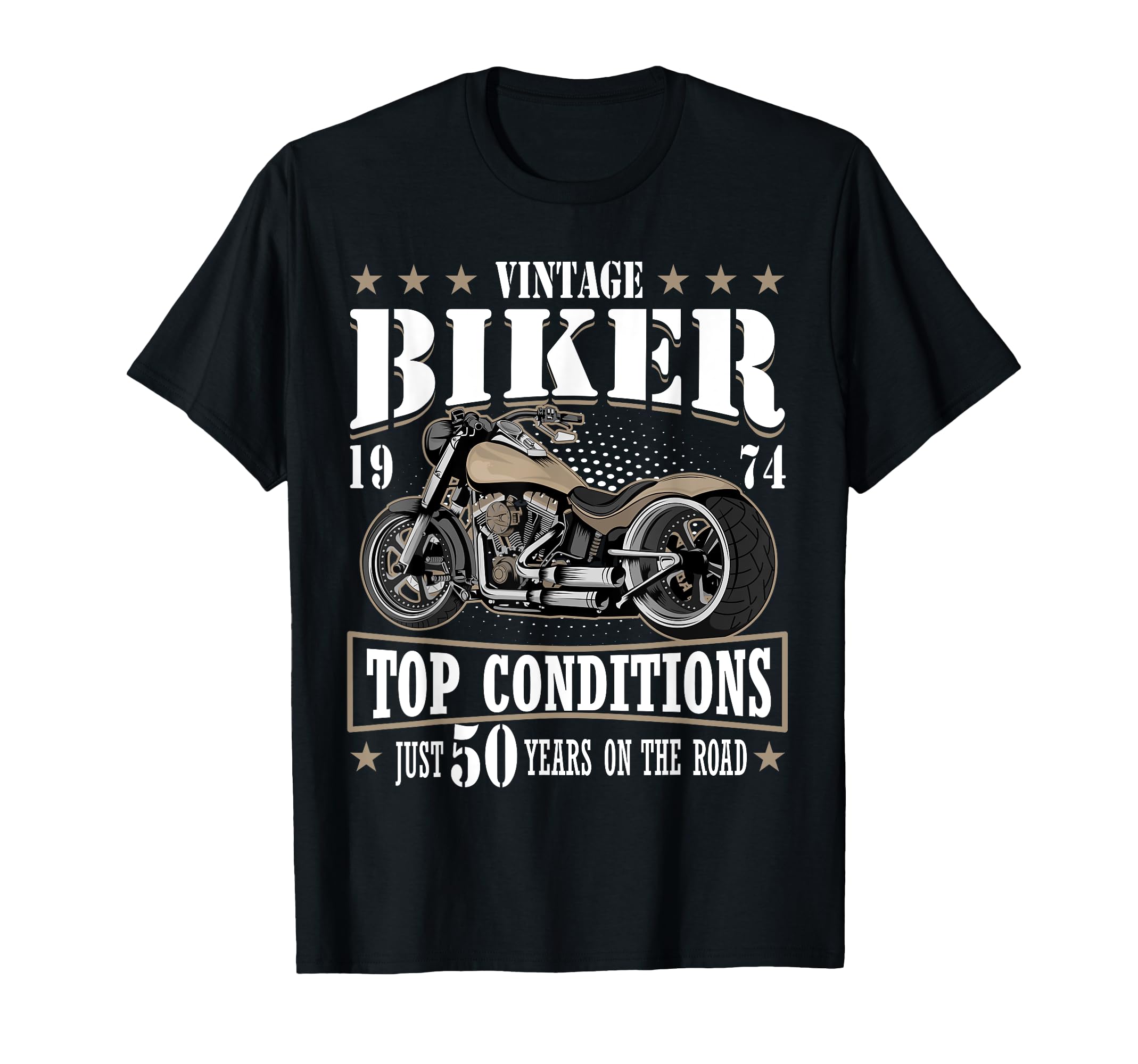 50Th Biker Birthday Gifts Motorcycle T-Shirt - Trendy Graphic Men Women - T-Shirt, Sweatshirt, Hoodie