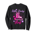 Roller Derby Skater Skating Sweatshirt - Trendy Graphic for Adults - T-Shirt, Sweatshirt, Hoodie