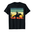 Western Cowboy Horse Rider Cowboy T-Shirt - Graphic Print Men Women - T-Shirt, Sweatshirt, Hoodie