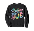 Roller Skates Birthday Gift 15 Year Old Hoodie - Unique Graphic for Adults - T-Shirt, Sweatshirt, Hoodie