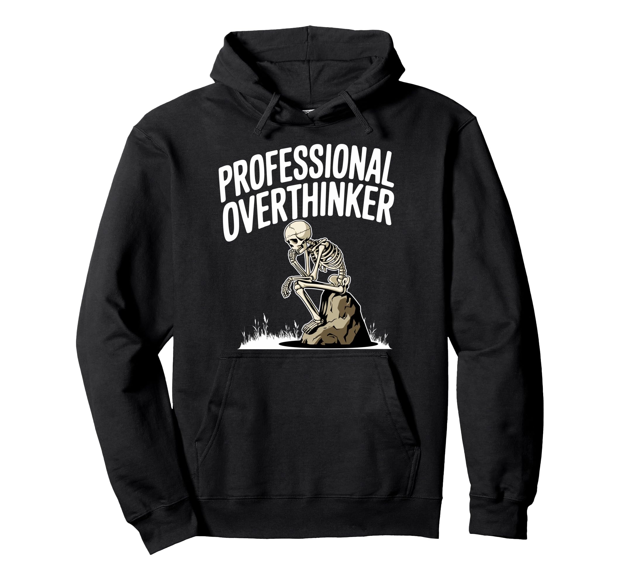 Professional Overthinker Anxiety Hoodie - Streetwear Style Men Women - T-Shirt, Sweatshirt, Hoodie