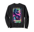 Tokyo City Synthwave 80S Koi Carp Sweatshirt - Graphic Print Men Women - T-Shirt, Sweatshirt, Hoodie