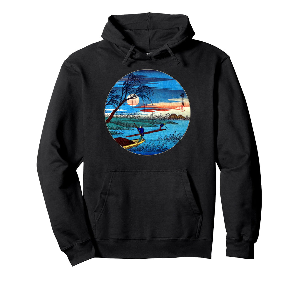 Famous Japanese Woodblock Art Seba Hoodie - Unique Graphic Men Women - T-Shirt, Sweatshirt, Hoodie