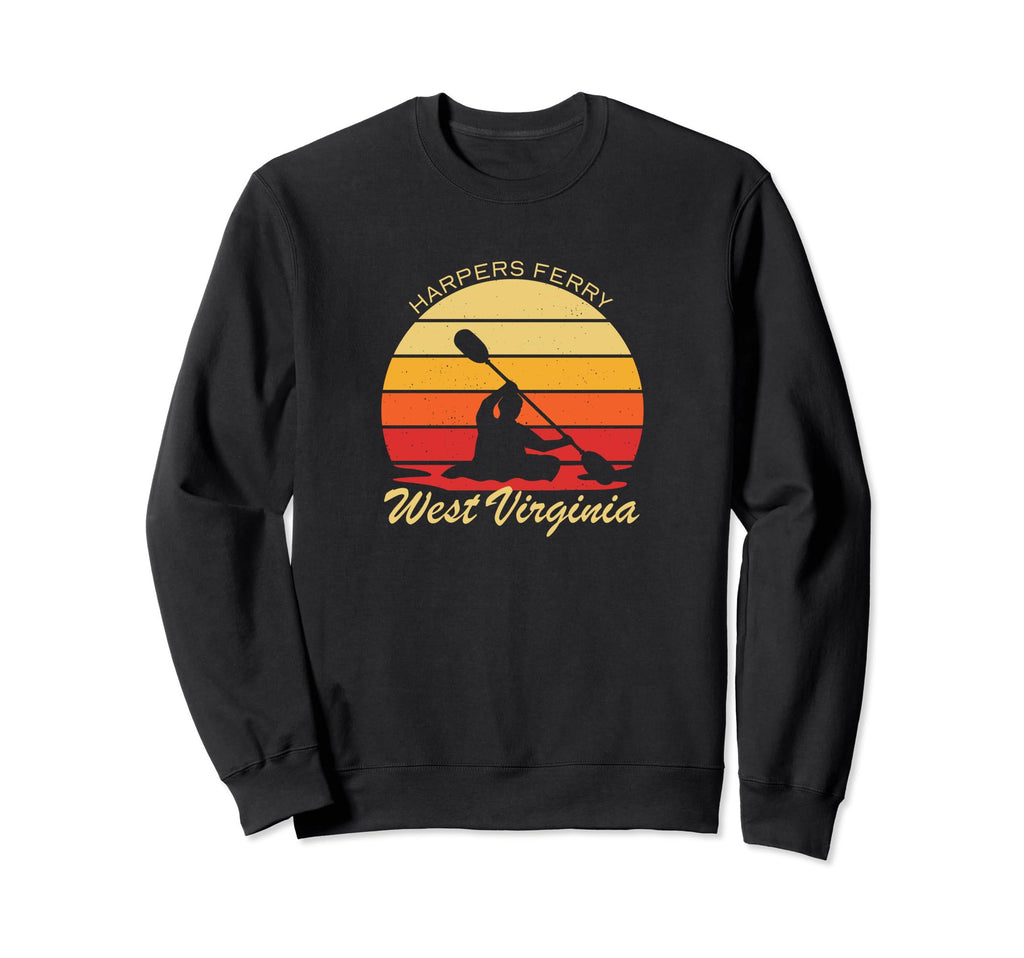 Kayak Harpers Ferry Virginia West Sweatshirt - Custom Art Print Unisex - T-Shirt, Sweatshirt, Hoodie