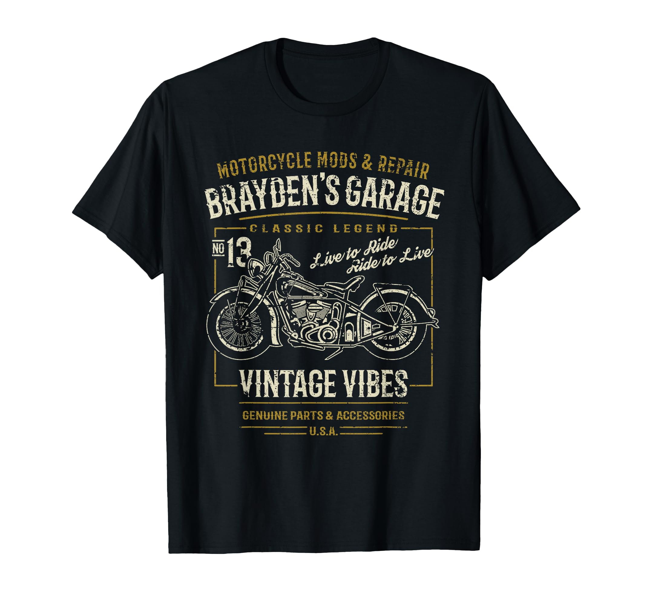 Braydens Garage Motorcycle T-Shirt - Aesthetic Graphic Men Women - T-Shirt, Sweatshirt, Hoodie