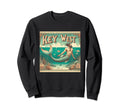 Key West Postcard Merman Fisherman Sweatshirt - Graphic Print Men Women - T-Shirt, Sweatshirt, Hoodie