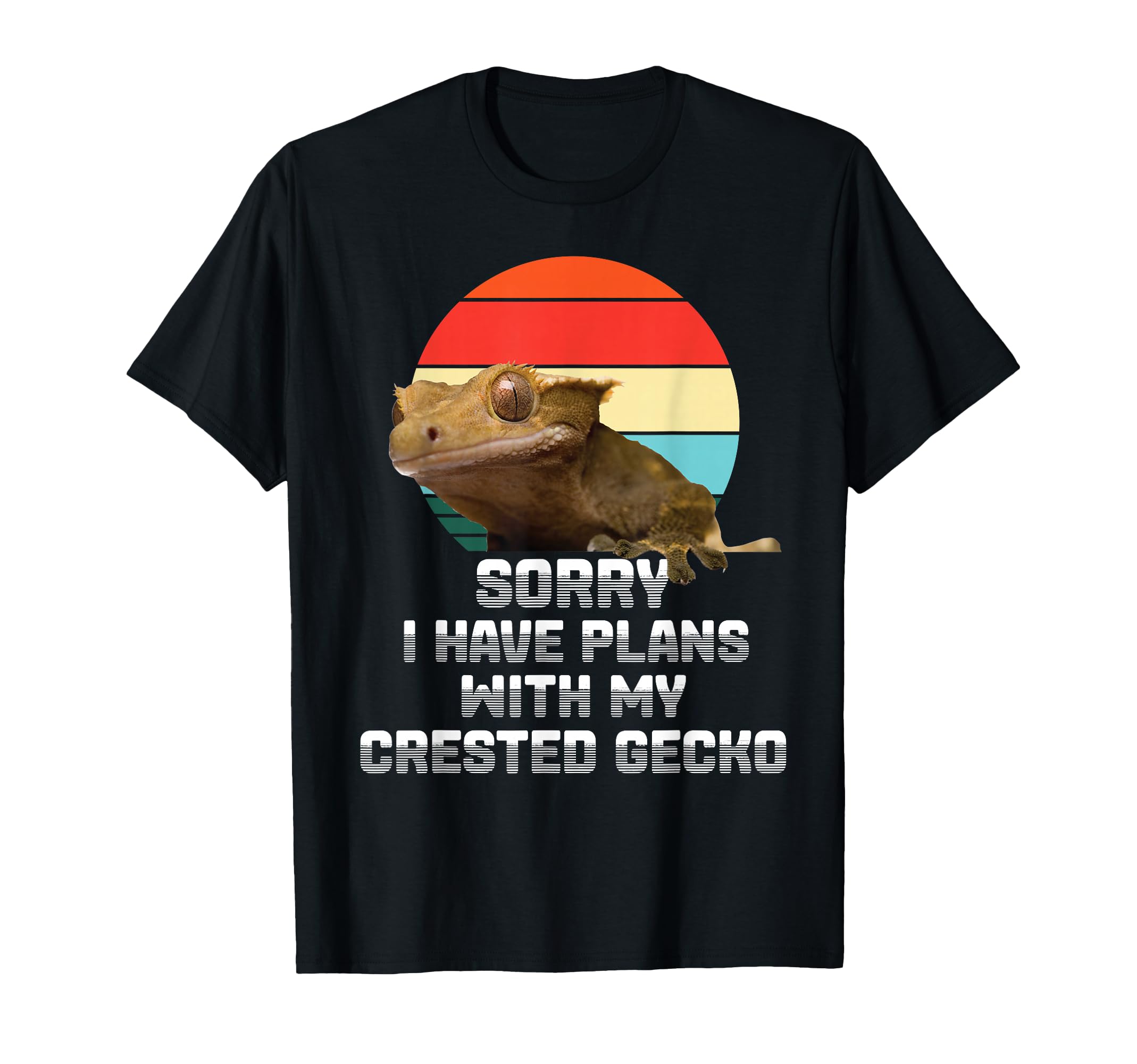 Plans My Crested Gecko Sunset T-Shirt - Streetwear Style Unisex - T-Shirt, Sweatshirt, Hoodie