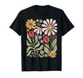 Wildflowers Flowers Pattern Summer Spring T-Shirt - Graphic Print Unisex - T-Shirt, Sweatshirt, Hoodie