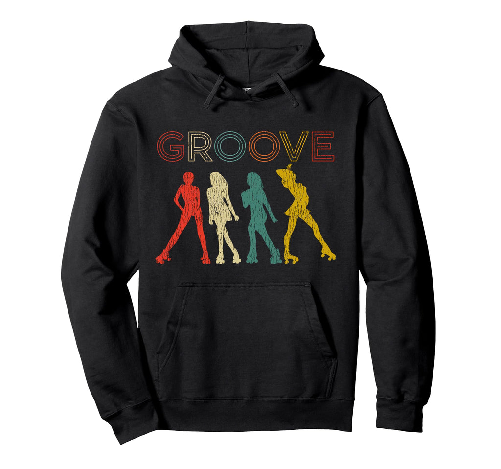 Roller Skating Skate 1970S Groove Hoodie - Trendy Graphic Unisex - T-Shirt, Sweatshirt, Hoodie