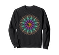 Om Symbol Colorful Mandala Geometry Sweatshirt - Graphic Print Unisex - T-Shirt, Sweatshirt, Hoodie