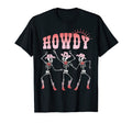 Skeleton Dancing Cowgirl Cowboy Boot T-Shirt - Casual Everyday Wear Unisex - T-Shirt, Sweatshirt, Hoodie