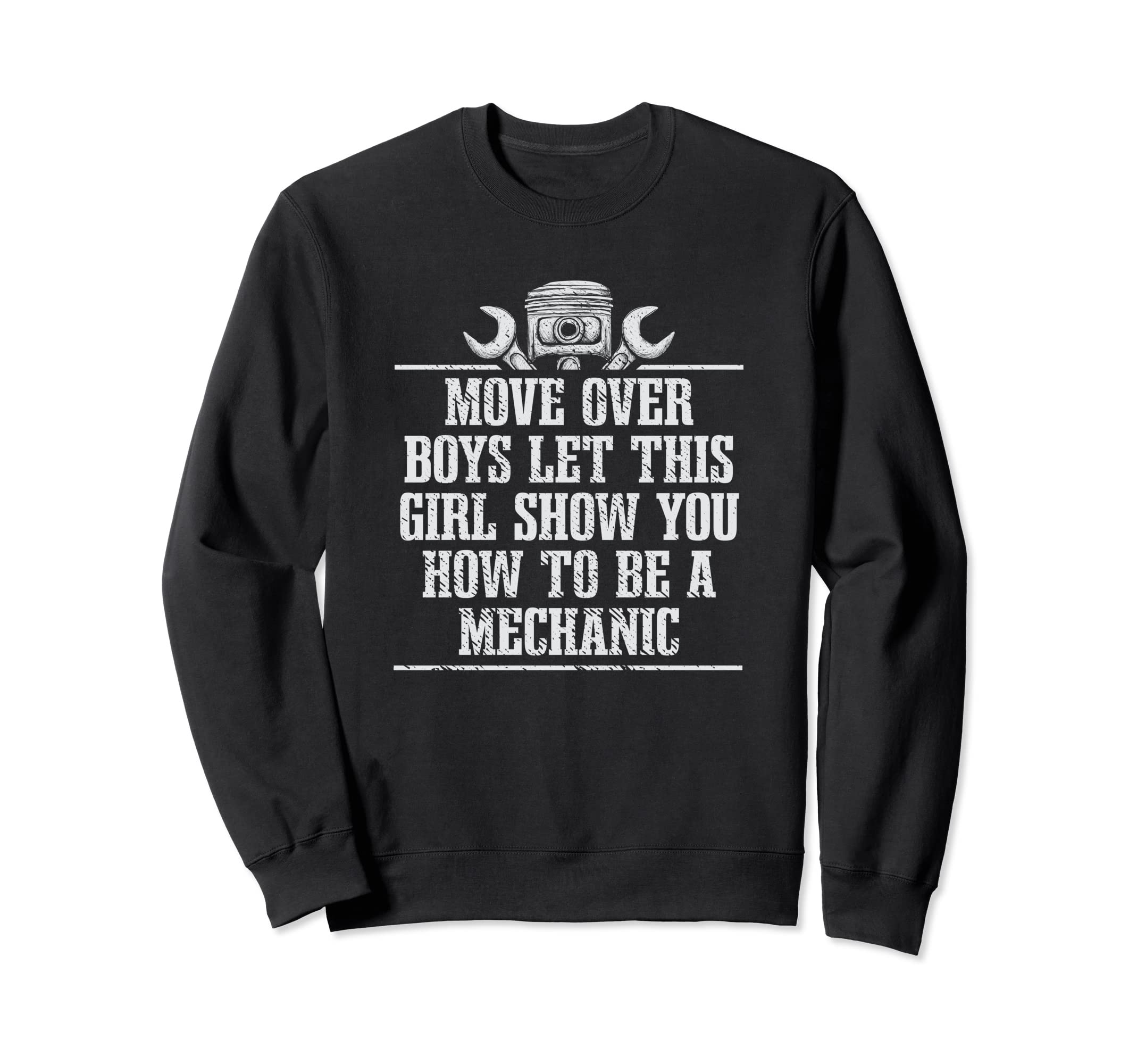 Show How To Be Mechanic Car Sweatshirt - Novelty Apparel for Adults - T-Shirt, Sweatshirt, Hoodie