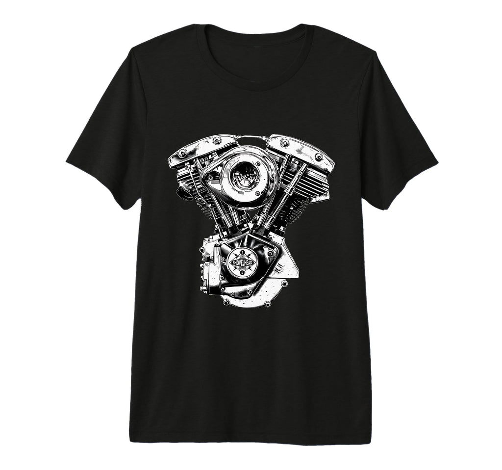 1974 Cone Shovelhead Hd Old School T-Shirt - Unique Graphic for Adults - T-Shirt, Sweatshirt, Hoodie