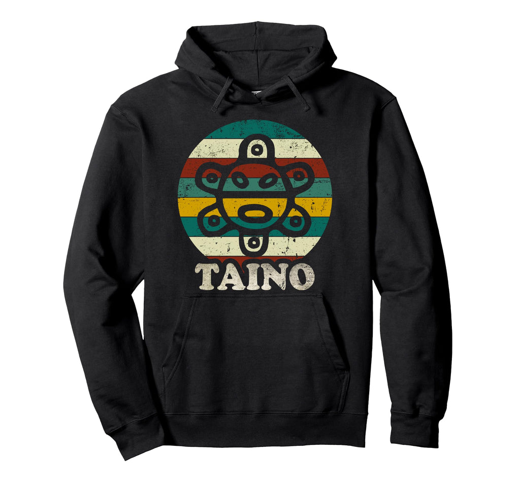 Sun Distressed Taino Sun Symbol Taino Hoodie - Graphic Print Unisex - T-Shirt, Sweatshirt, Hoodie