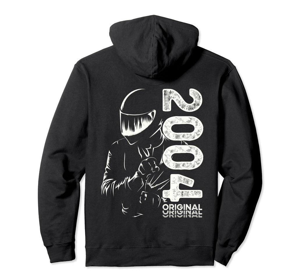20Th Birthday Motorcycle Motorcyclist Hoodie - Trendy Graphic for Adults - T-Shirt, Sweatshirt, Hoodie