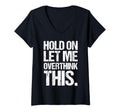 Womens Overthinker Distressed T-Shirt - Minimalist Print Men Women - T-Shirt, Sweatshirt, Hoodie