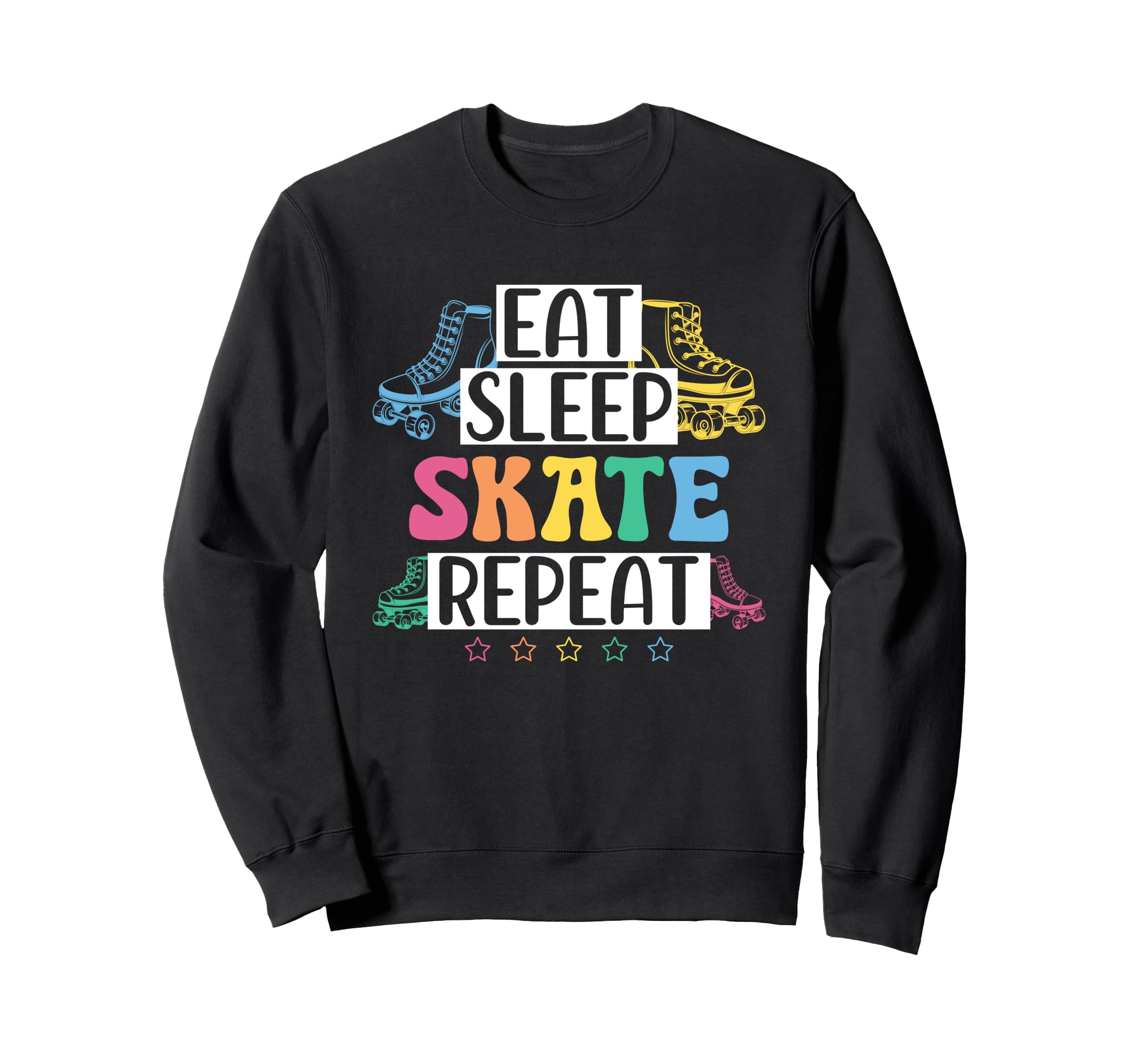 Roller Skating Skate 1970S Sweatshirt - Graphic Print for Adults - T-Shirt, Sweatshirt, Hoodie