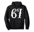 67 Victorian Ornate Bold Number Meme Hoodie - Fun Novelty Design Men Women - T-Shirt, Sweatshirt, Hoodie