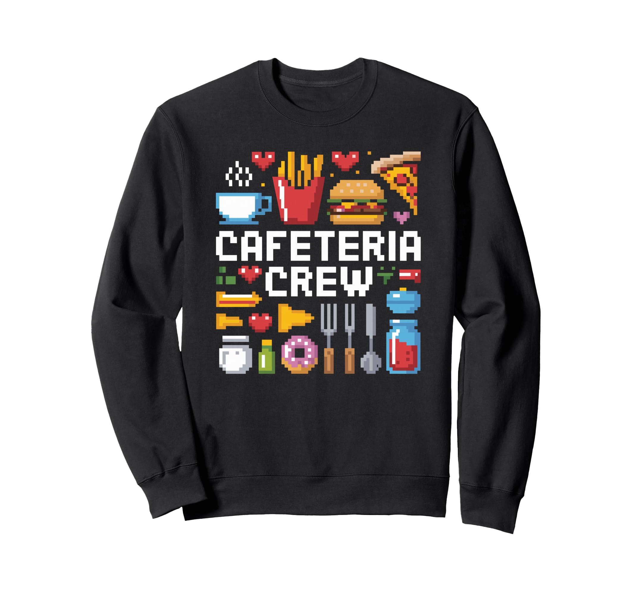 Proud Cafeteria Crew Member And Sweatshirt - Minimalist Print Unisex - T-Shirt, Sweatshirt, Hoodie