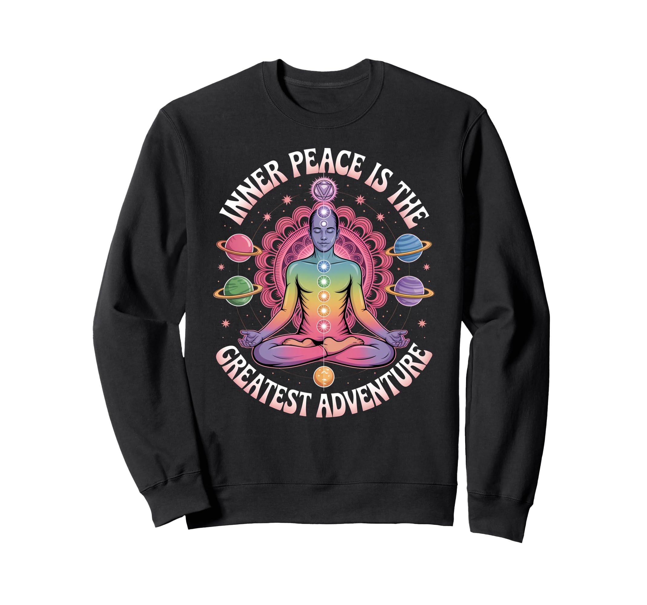 Inner Peace Chakra Meditation Sweatshirt - Streetwear Style Men Women - T-Shirt, Sweatshirt, Hoodie