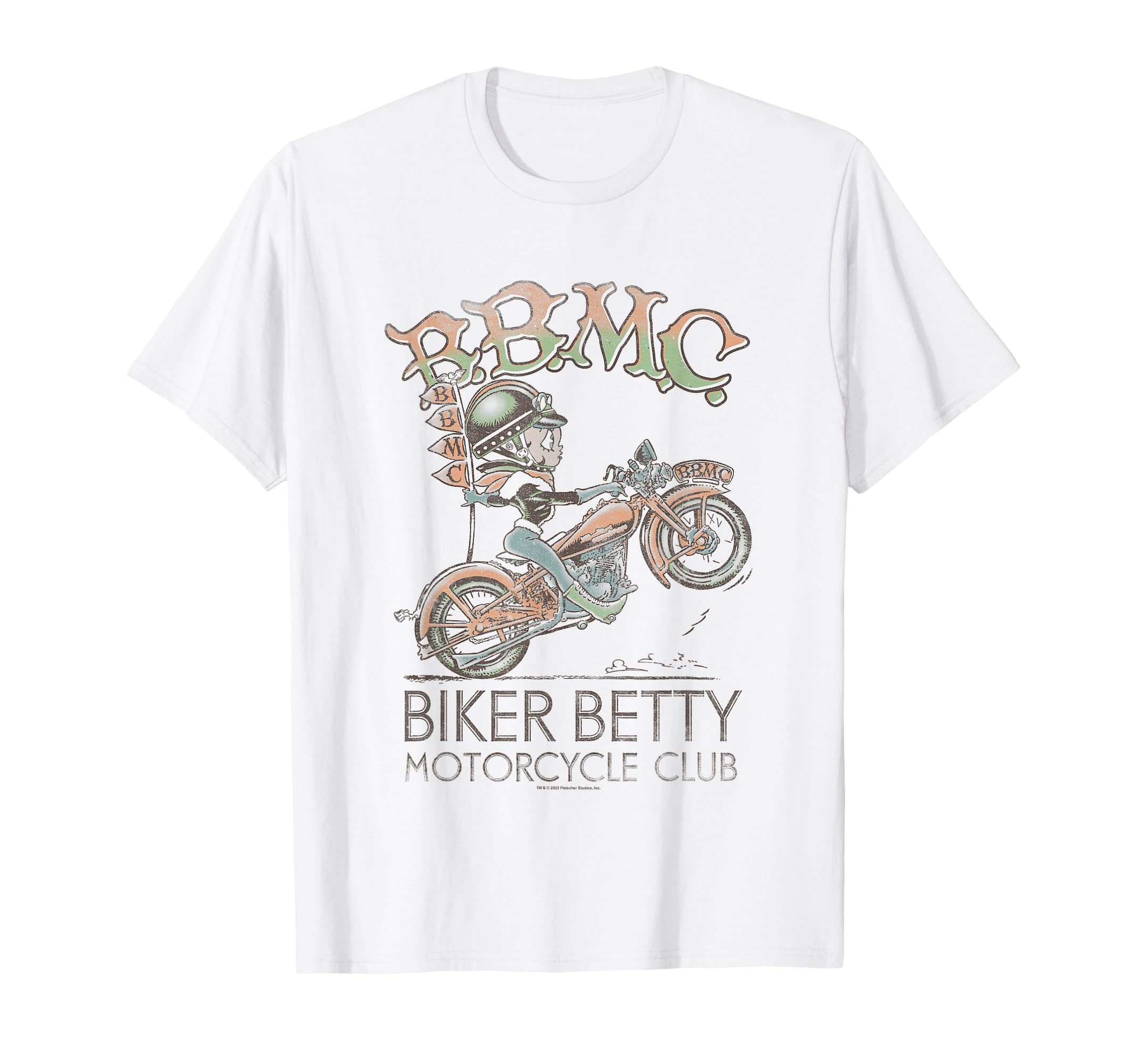 Betty Boop Biker Betty Motorcycle Club T-Shirt - Unique Graphic for Adults - T-Shirt, Sweatshirt, Hoodie
