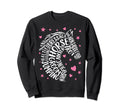 Horse Typography Word Art Sweatshirt - Fun Novelty Design Men Women - T-Shirt, Sweatshirt, Hoodie