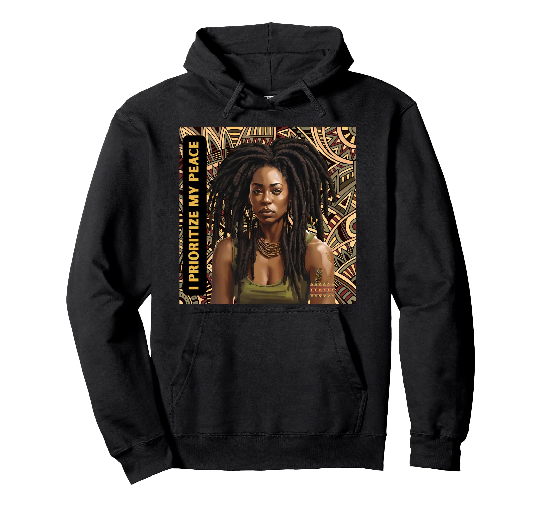 I Prioritize My Peace Mind Personal Hoodie - Novelty Apparel Men Women - T-Shirt, Sweatshirt, Hoodie