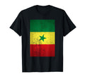 Grunge Senegal Flag Dakar West Africa T-Shirt - Trendy Graphic Unisex - T-Shirt, Sweatshirt, Hoodie