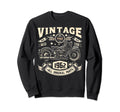 1962 Born 1962 62Th Birthday Motorcycle Sweatshirt - Graphic Print Unisex - T-Shirt, Sweatshirt, Hoodie