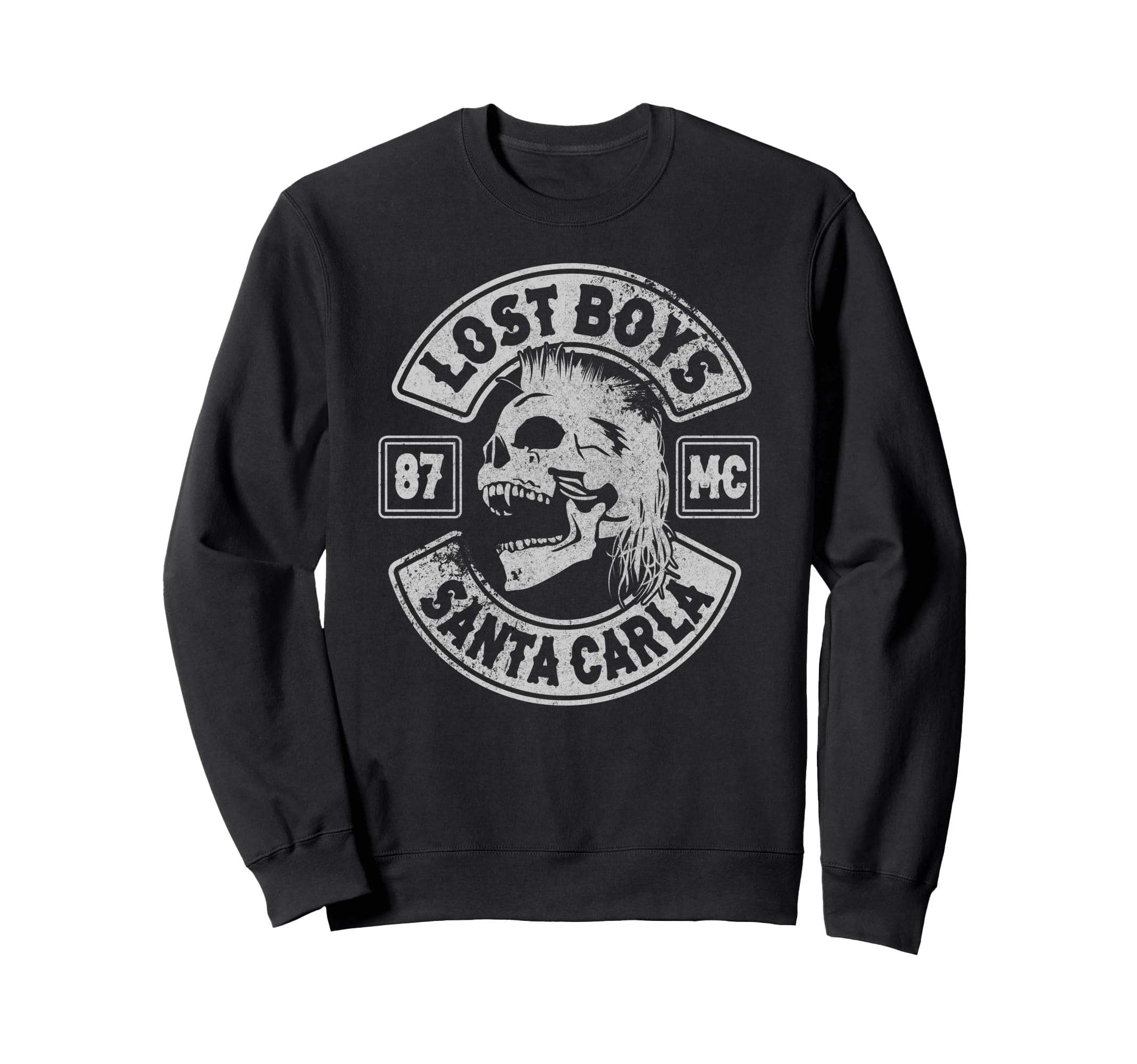 1987 Vampire Horror Motorcycle Club Sweatshirt - Novelty Apparel for Adults - T-Shirt, Sweatshirt, Hoodie