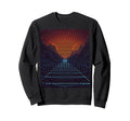 Vaporwave Vortex Synthwave 80S Sweatshirt - Streetwear Style Men Women - T-Shirt, Sweatshirt, Hoodie