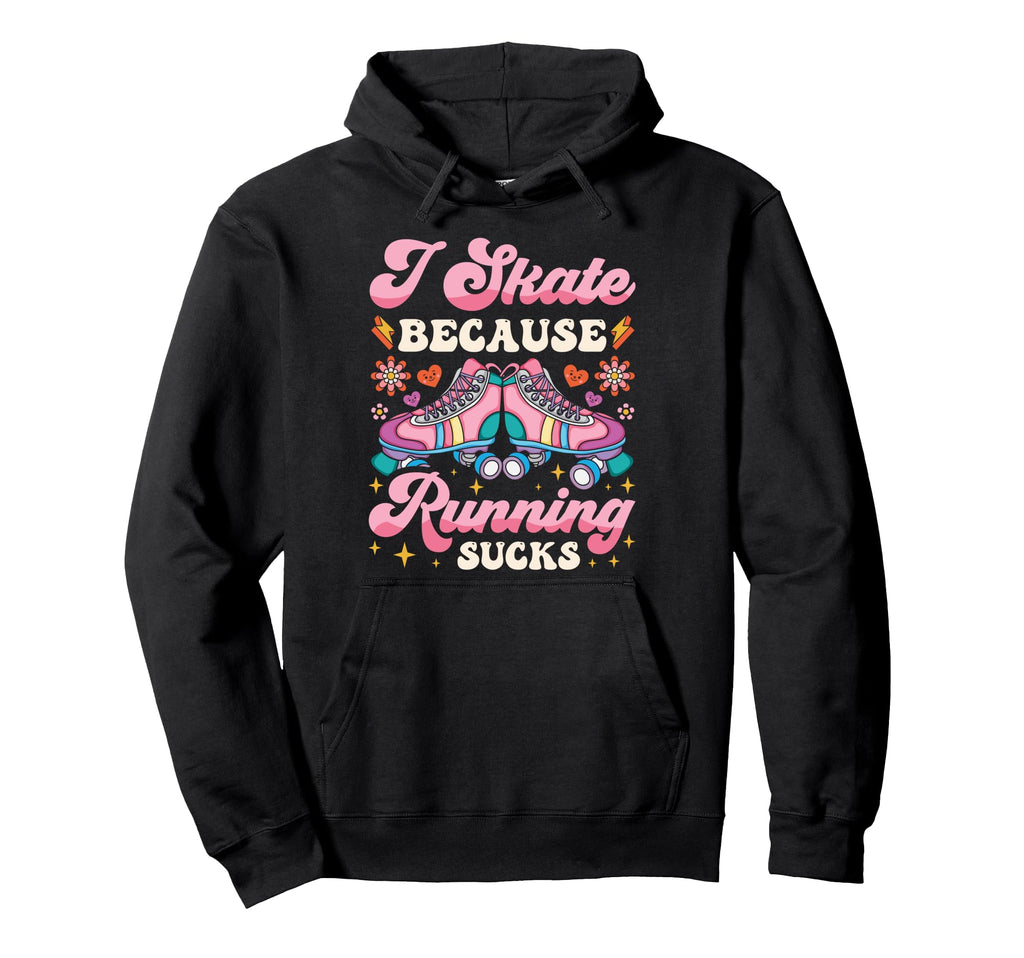 Roller Skating Skate 1970S I Skate Hoodie - Minimalist Print for Adults - T-Shirt, Sweatshirt, Hoodie