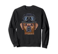 Funny Motorcycle Helmet Rhodesian Sweatshirt - Custom Art Print Men Women - T-Shirt, Sweatshirt, Hoodie