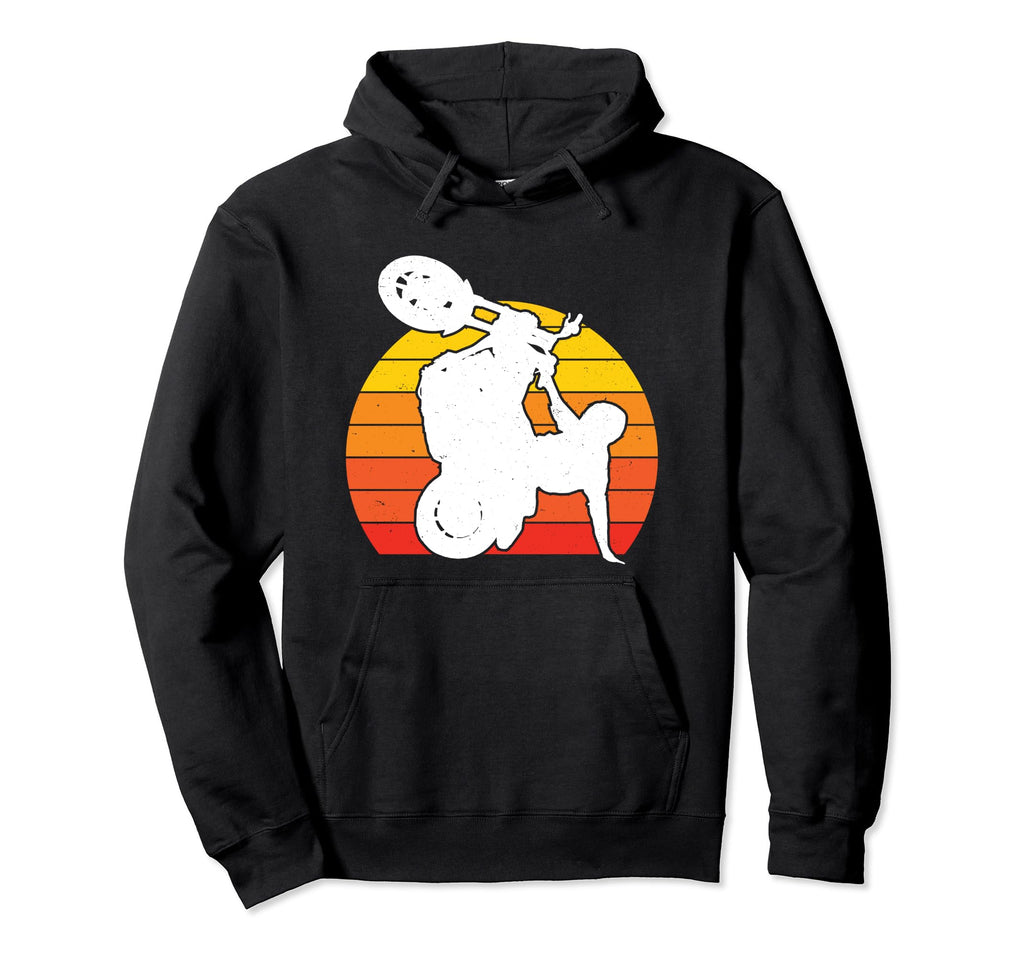 Wheelie Motorcycle Rider Stunt Rider Hoodie - Custom Art Print Men Women - T-Shirt, Sweatshirt, Hoodie
