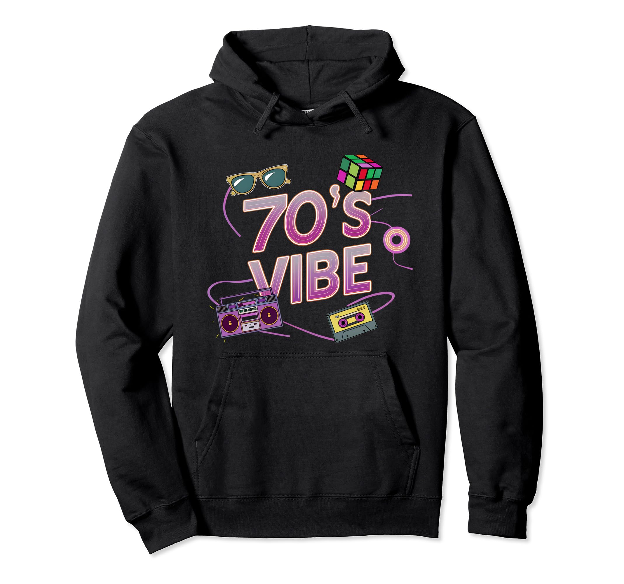 80S Vibe Colorful Fun Graphics Sweatshirt - Streetwear Style Unisex - T-Shirt, Sweatshirt, Hoodie