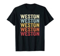 Weston West Virginia Weston Wv Text T-Shirt - Minimalist Print Men Women - T-Shirt, Sweatshirt, Hoodie