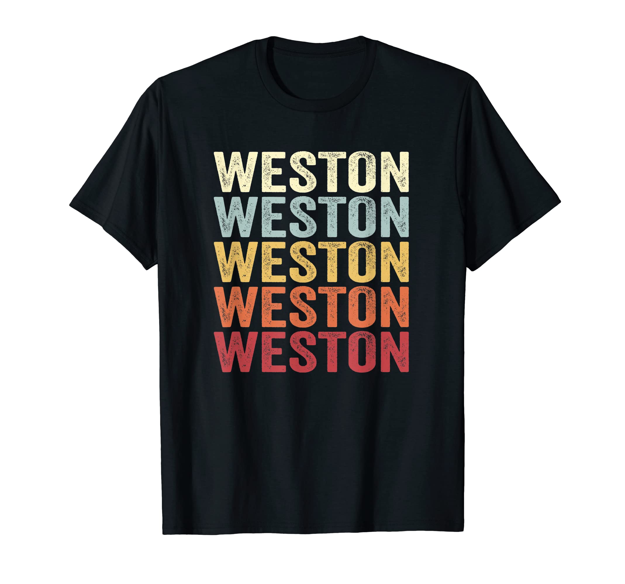 Weston West Virginia Weston Wv Text T-Shirt - Minimalist Print Men Women - T-Shirt, Sweatshirt, Hoodie