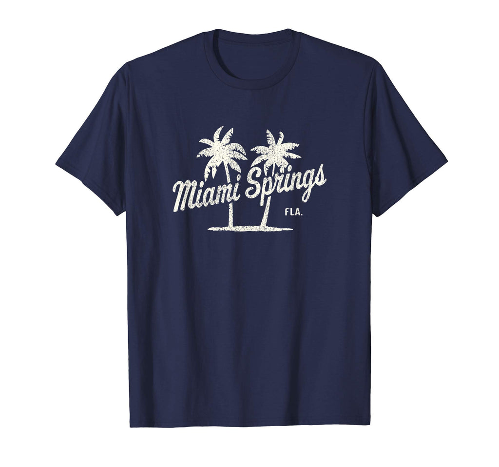 Miami Springs Florida 70S Palm Trees T-Shirt - Aesthetic Graphic Men Women - T-Shirt, Sweatshirt, Hoodie