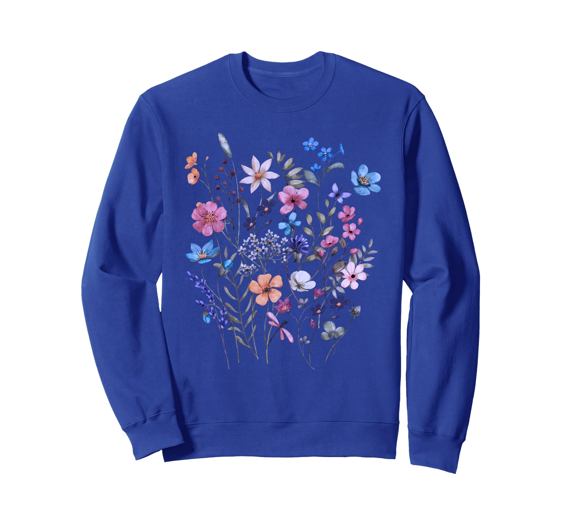 Flowers Wildflower Floral Sweatshirt - Streetwear Style for Adults - T-Shirt, Sweatshirt, Hoodie