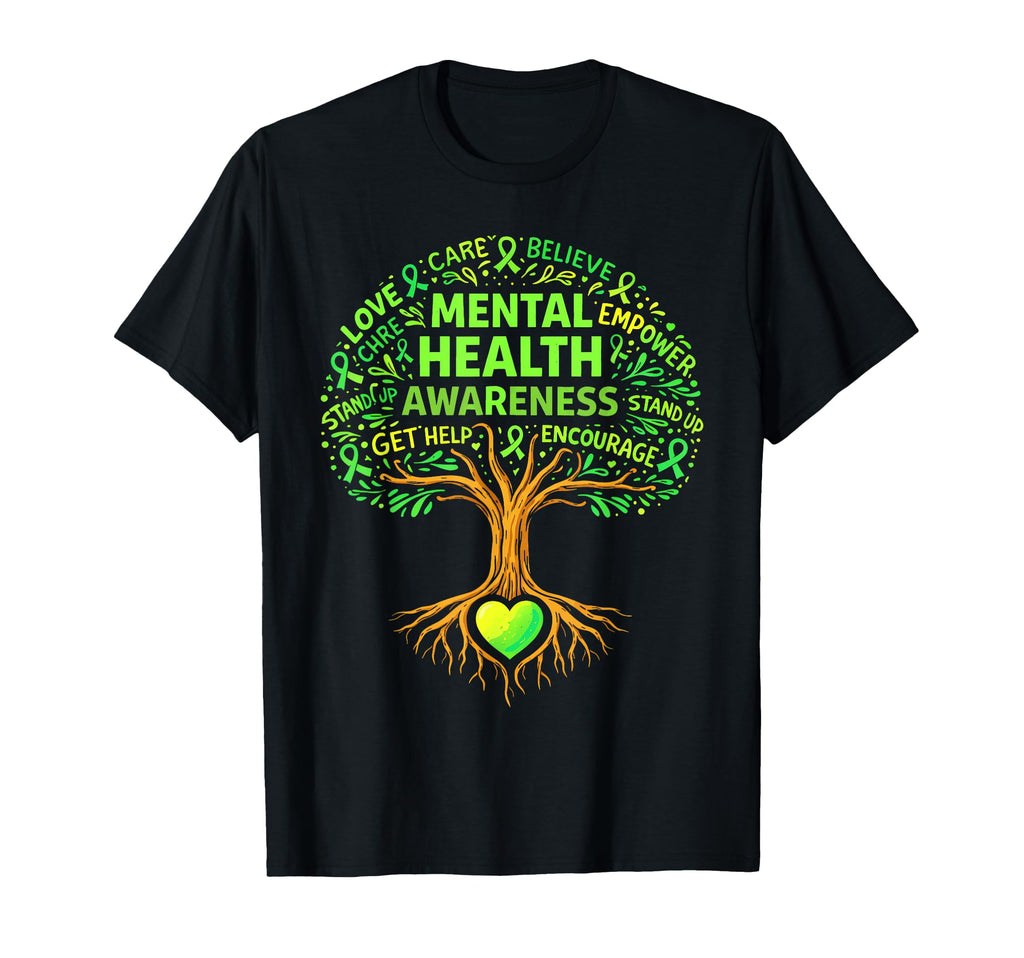 End Stigma Sunflower Mental Health T-Shirt - Trendy Graphic Men Women - T-Shirt, Sweatshirt, Hoodie