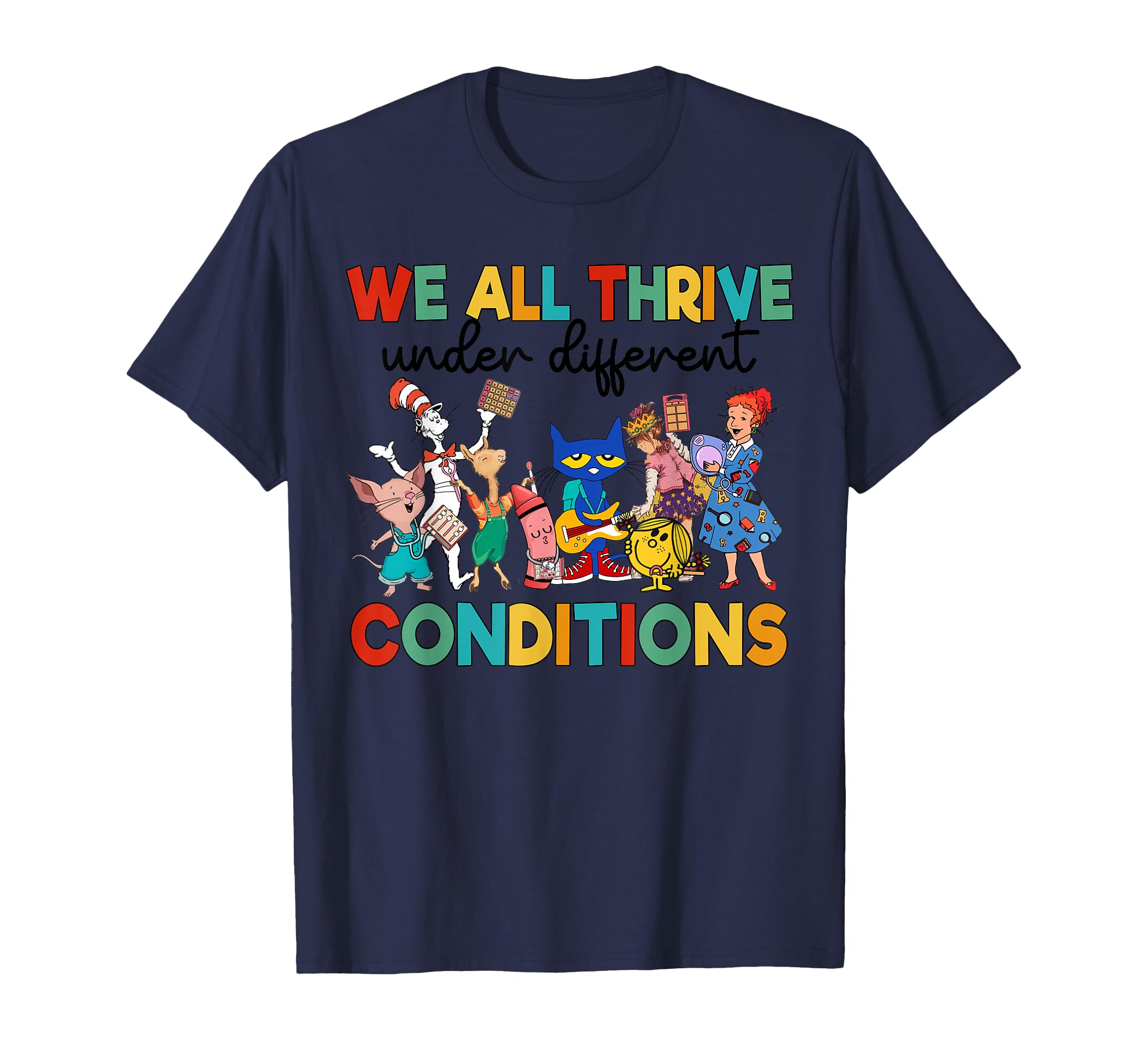 Different Conditions Acceptance Growth T-Shirt - Minimalist Print Unisex - T-Shirt, Sweatshirt, Hoodie