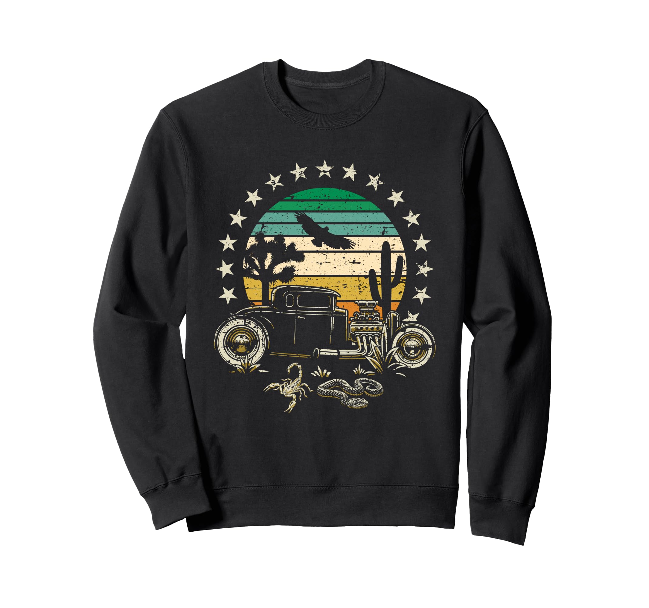 Southwest Usa Hotrod Sweatshirt - Custom Art Print for Adults - T-Shirt, Sweatshirt, Hoodie