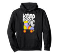 Keep Roller Skating Rolling Funny Keep Hoodie - Trendy Graphic Unisex - T-Shirt, Sweatshirt, Hoodie