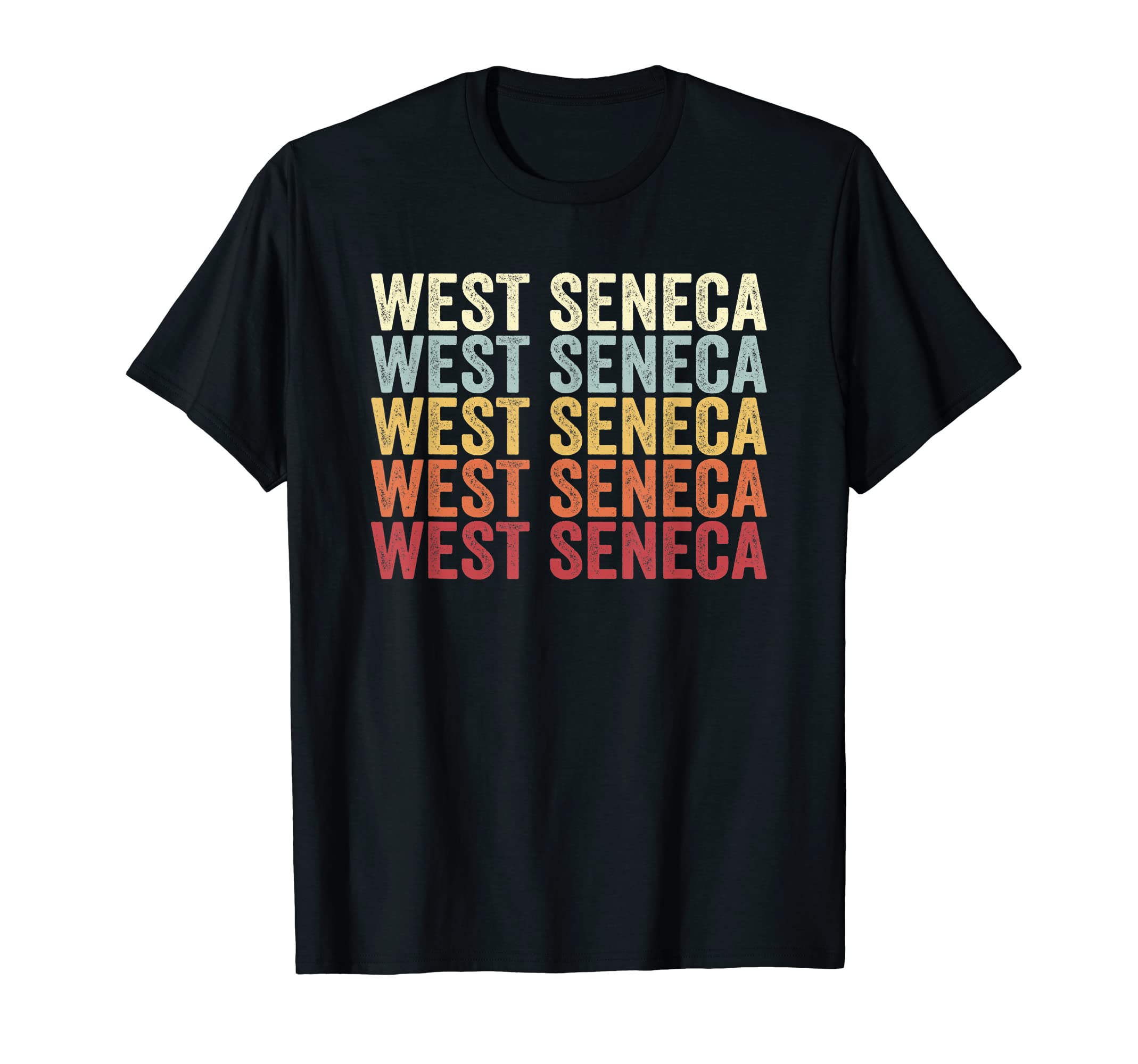 West Seneca New York West Seneca Ny Text T-Shirt - Graphic Print for Adults - T-Shirt, Sweatshirt, Hoodie