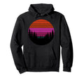 Synthwave Motif Retrowave Forest Hoodie - Casual Everyday Wear for Adults - T-Shirt, Sweatshirt, Hoodie