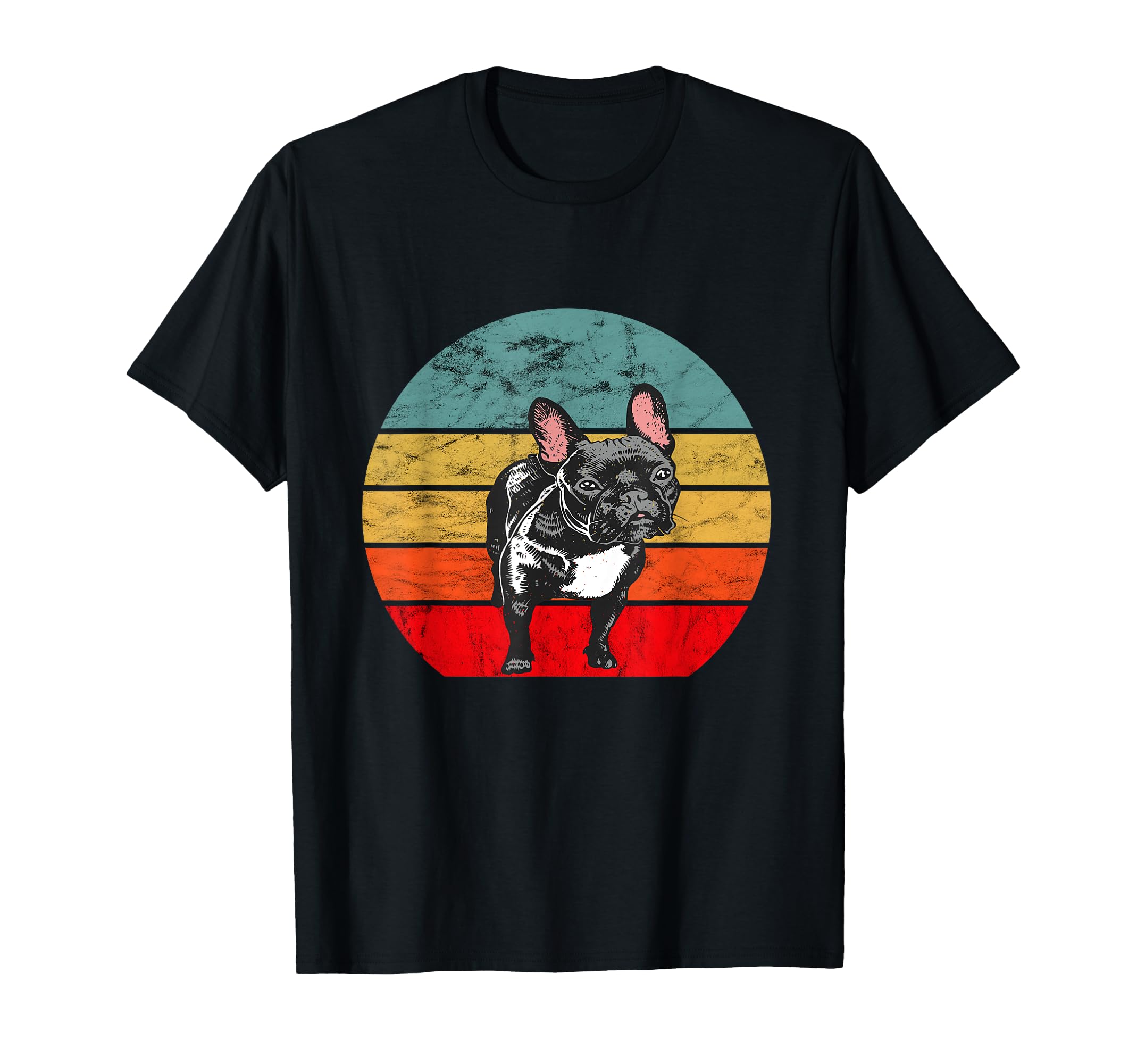 French Bulldog Dog Lover Sunset Pet T-Shirt - Graphic Print Unisex - T-Shirt, Sweatshirt, Hoodie