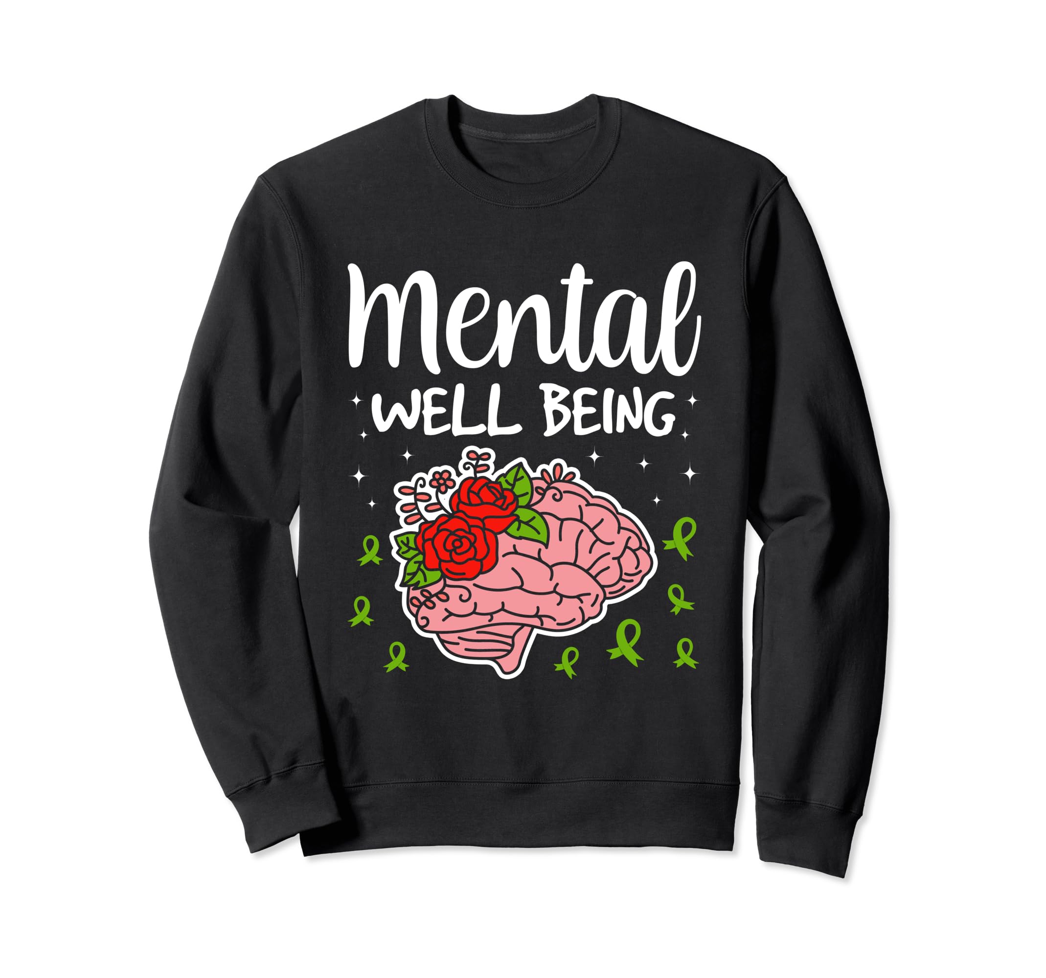 Mental Wellbeing Depression Anxiety Sweatshirt - Aesthetic Graphic Unisex - T-Shirt, Sweatshirt, Hoodie