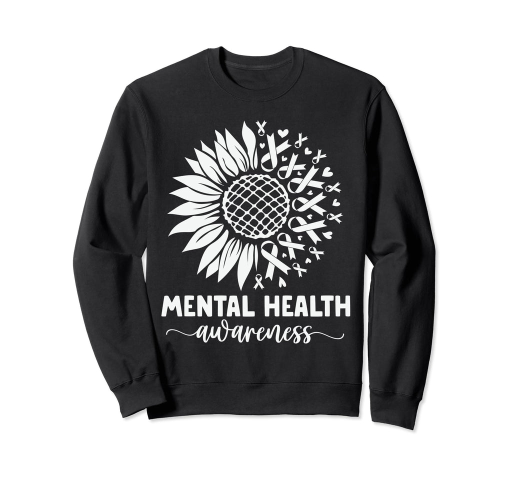 Mental Health Awareness Green Sweatshirt - Aesthetic Graphic Unisex - T-Shirt, Sweatshirt, Hoodie